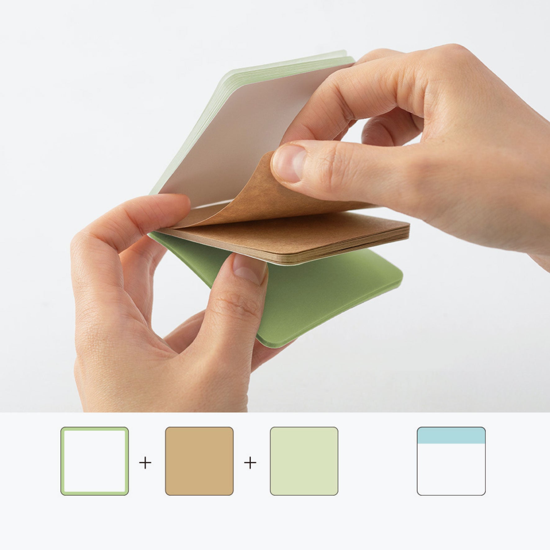 Midori - Notepad - Sticky Notes - Green