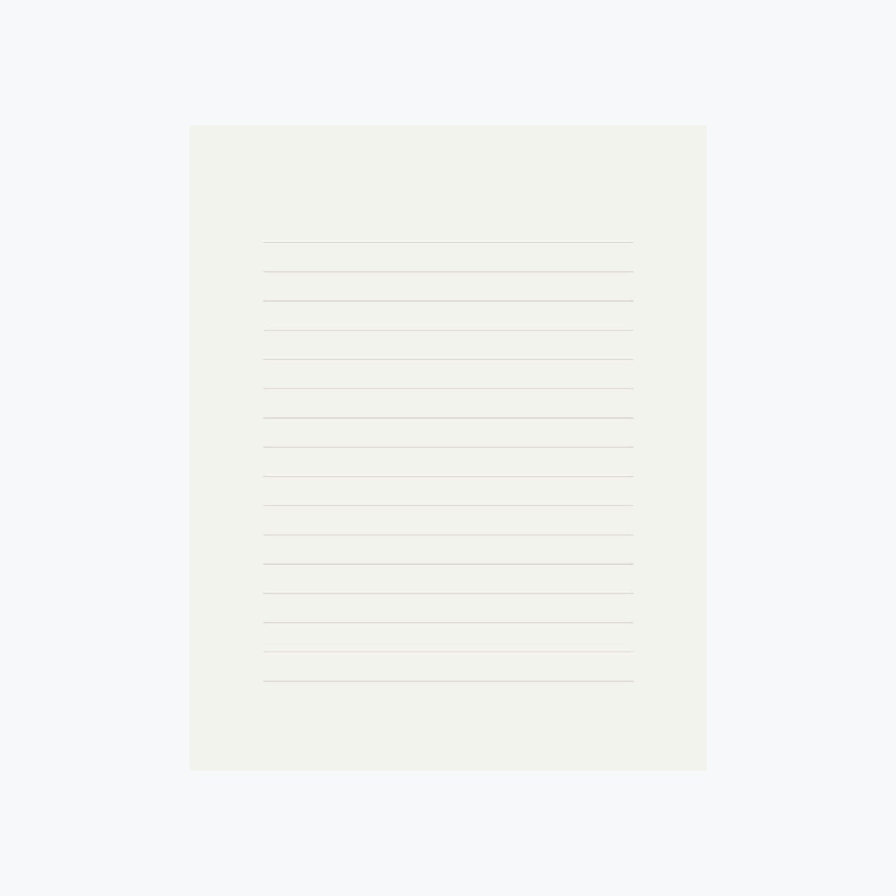 Midori - Writing Pad - Cotton