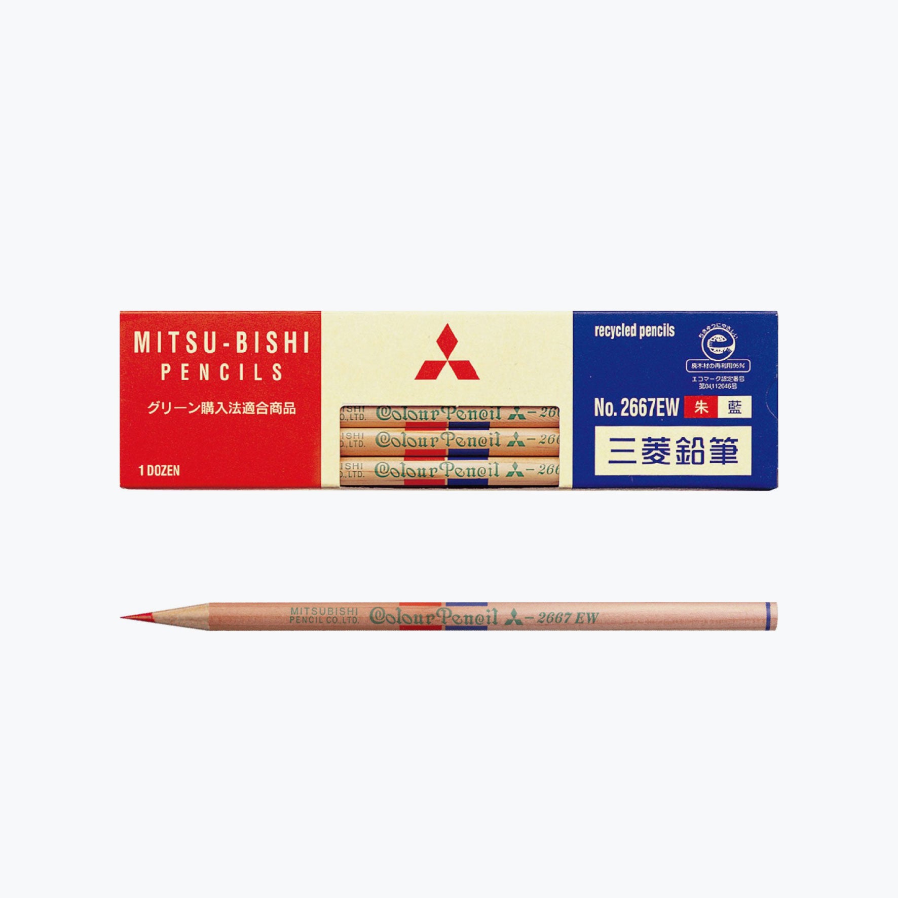 Mitsubishi - Pencil - 2667EW - Box of 12 <Outgoing>