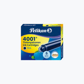 Pelikan - Fountain Pen Ink - Cartridges - 4001 - Blue-Black