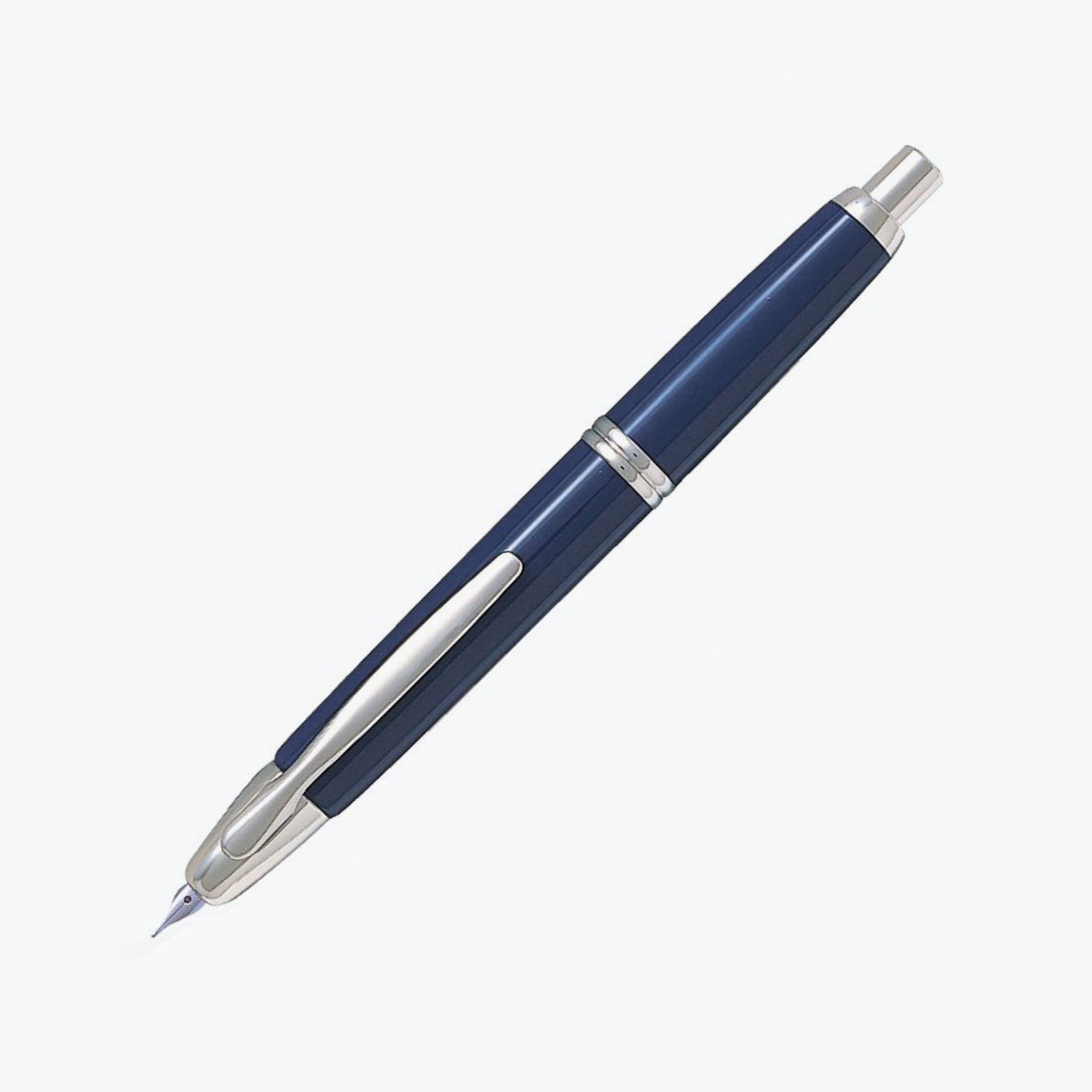 Pilot - Fountain Pen - Capless - Blue (Silver Trim)