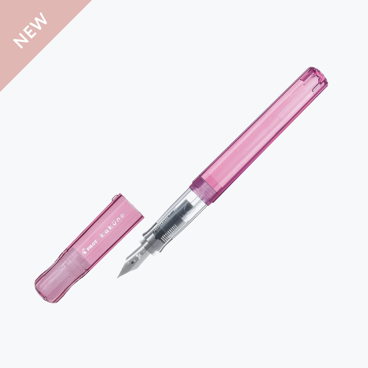 Pilot - Fountain Pen - Kakuno - Transparent Pink