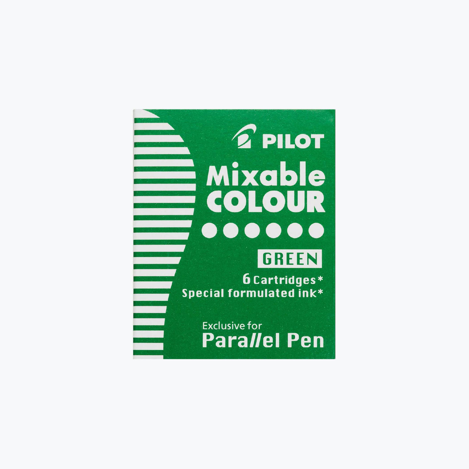 Pilot - Parallel Cartridges - Mixable Colour - Green