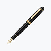 Platinum - Fountain Pen - #3776 Century - Music - Black in Black (Gold)