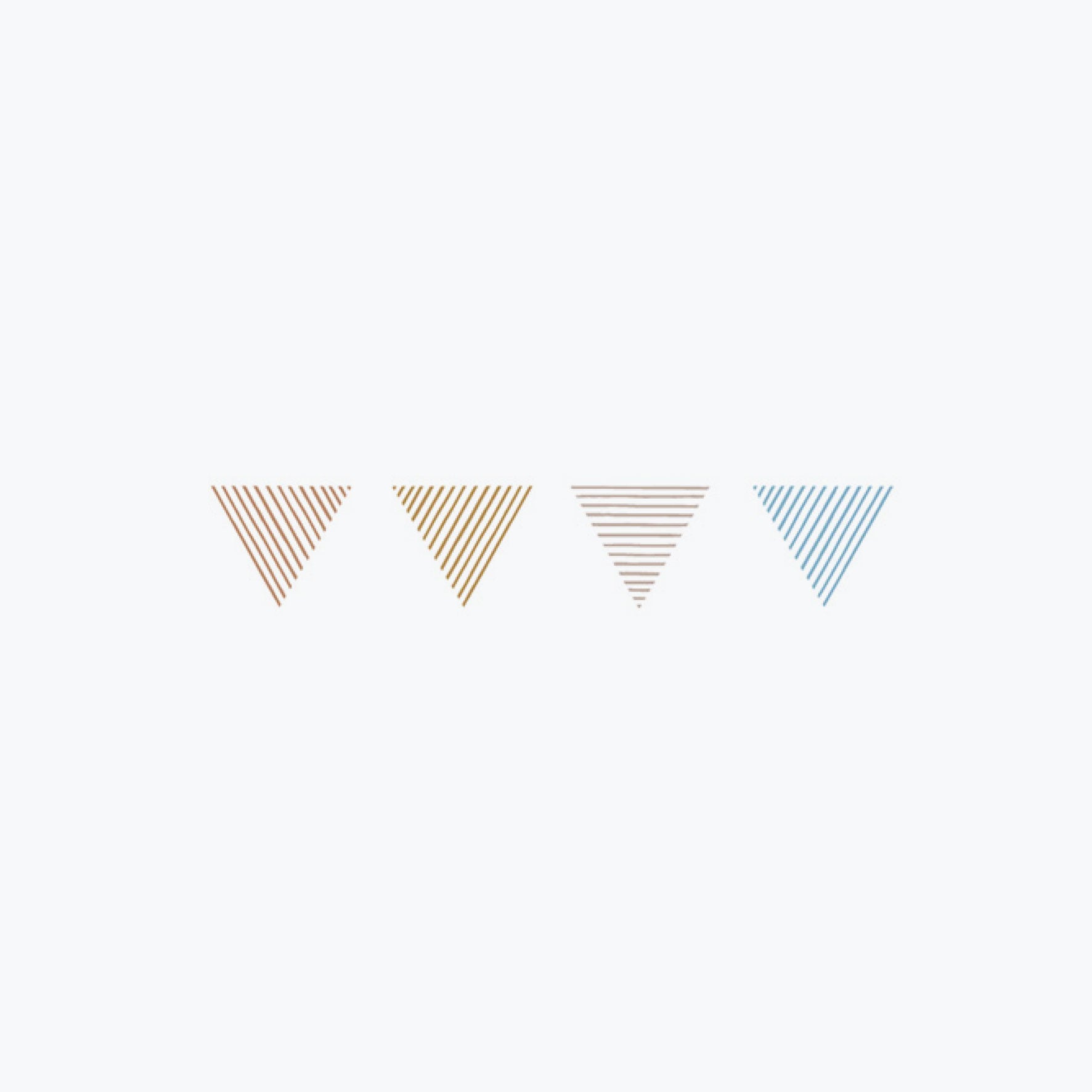 Plus - Washi Tape - Deco Rush - 10mm - Triangles