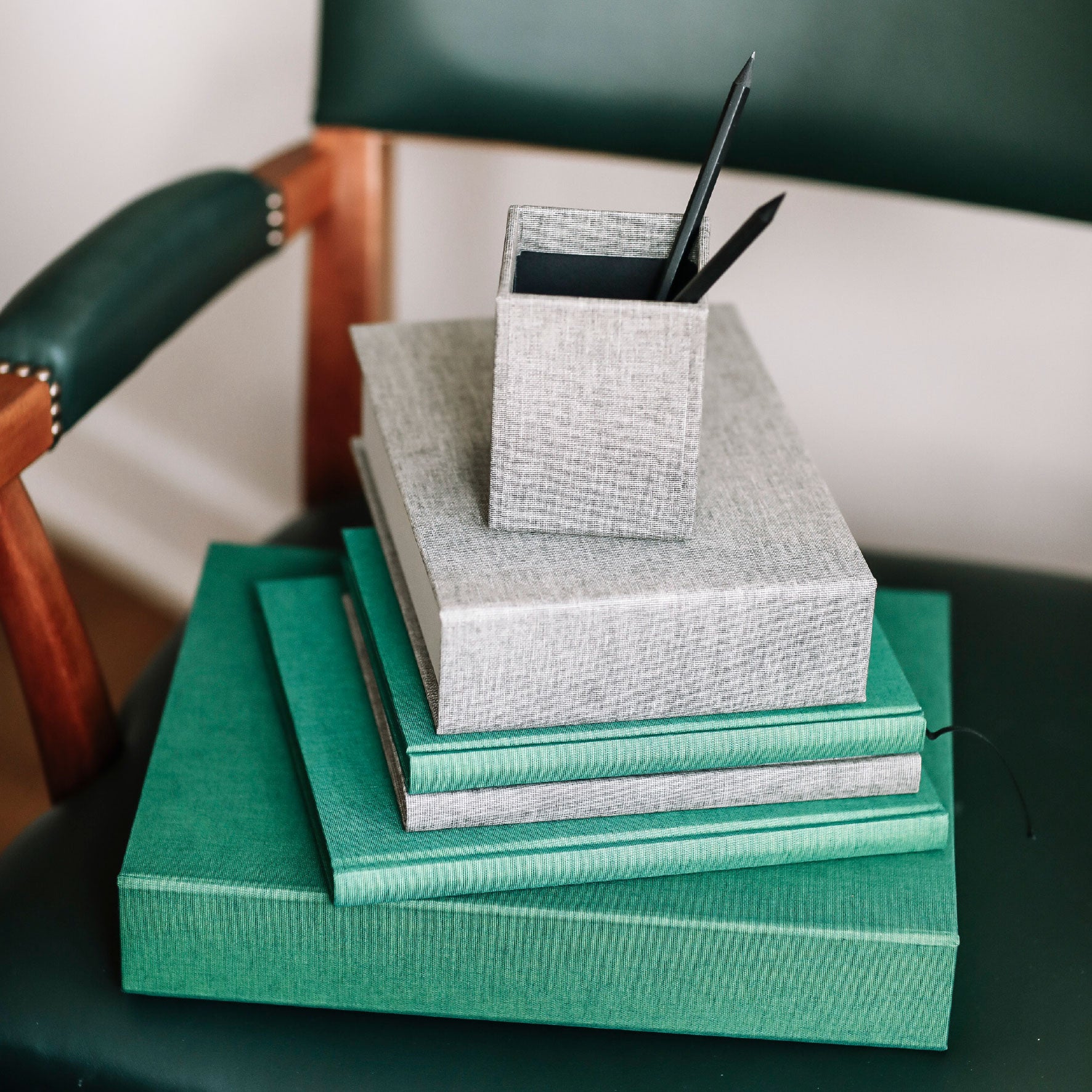 Bookbinders Design - Pen Pot - Light Grey