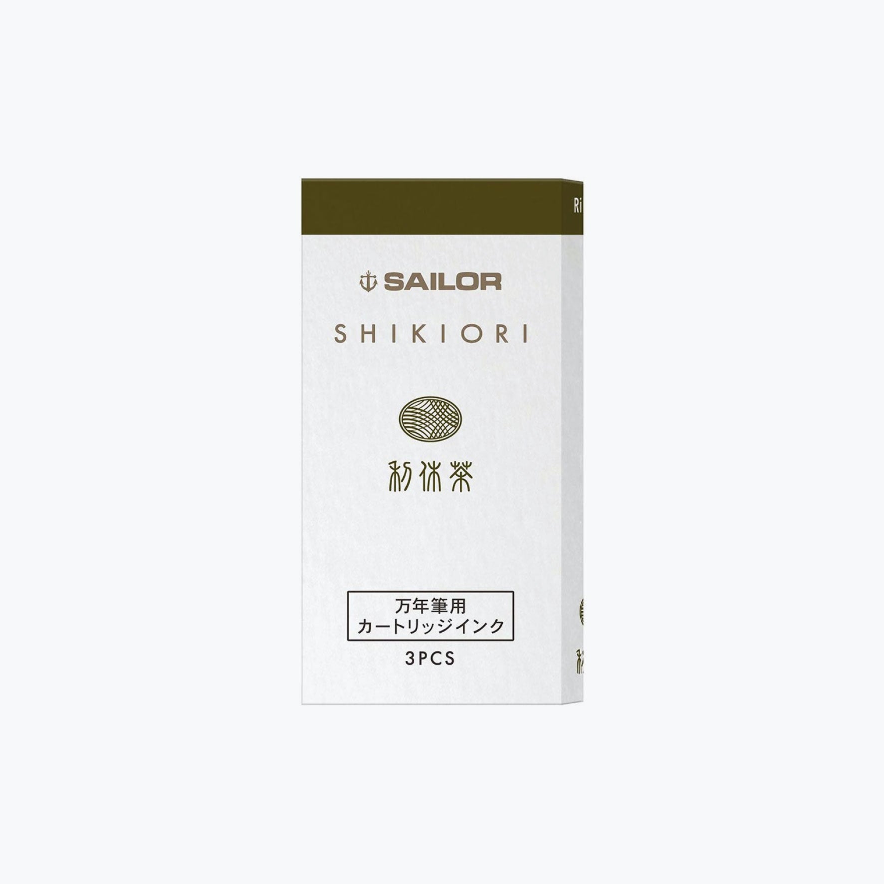 Sailor - Fountain Pen Ink - Cartridges - Shikiori - Rikyu Cha (Pack of 8)