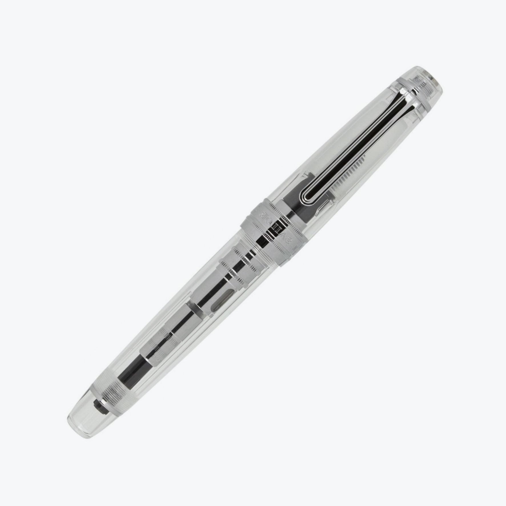 Sailor - Fountain Pen - King ProGear - Demonstrator (Rhodium)