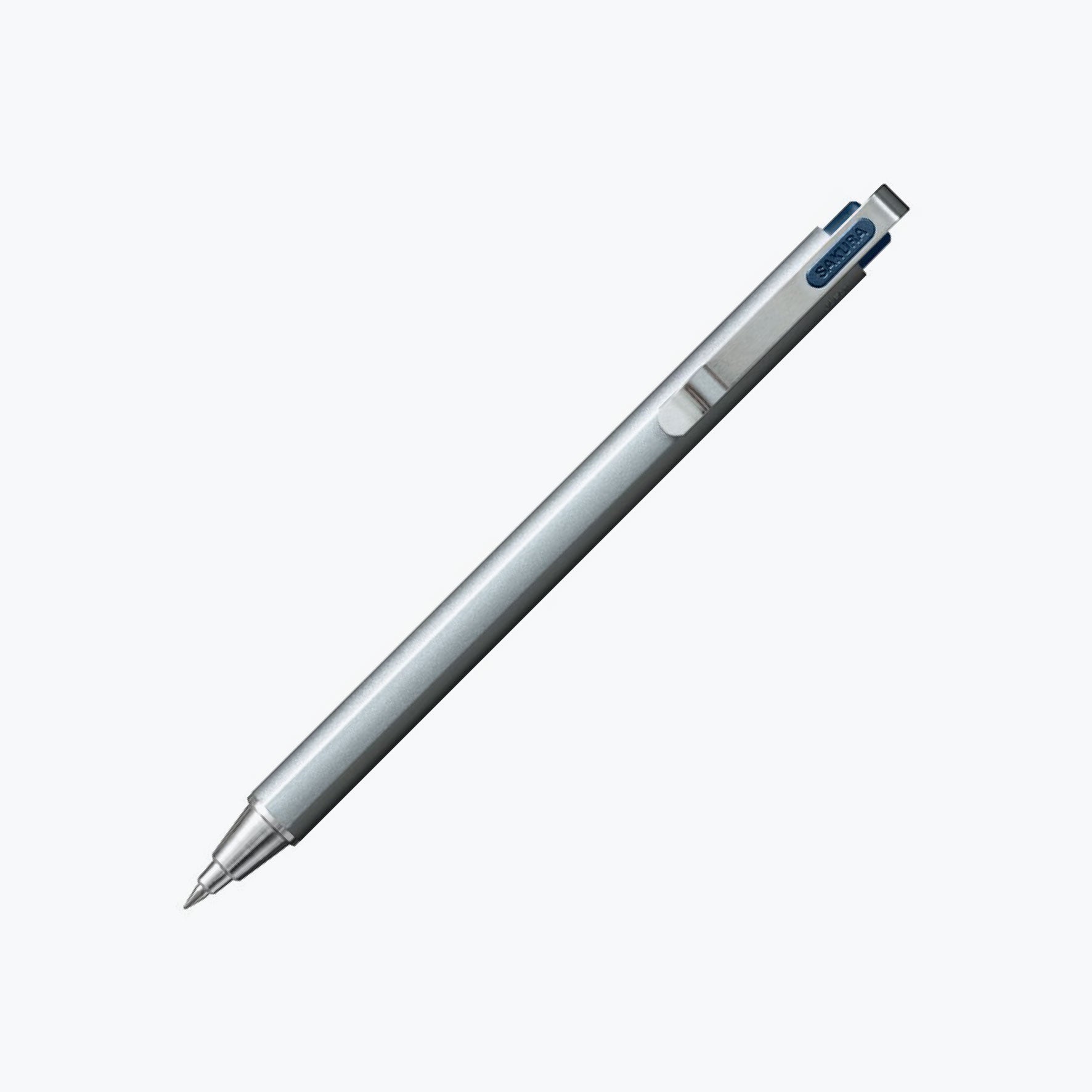 Sakura - Gel Pen - Ballsign iD Plus - Silver 0.4mm - Night Black