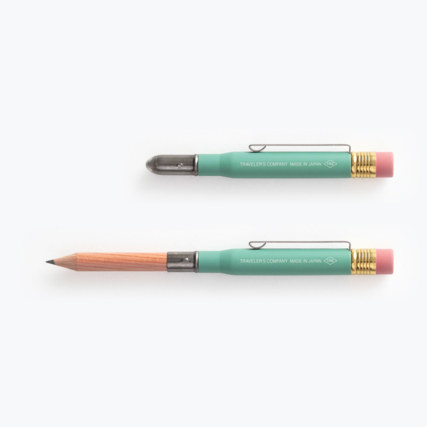 Traveler's Company - Pencil - Brass - Factory Green