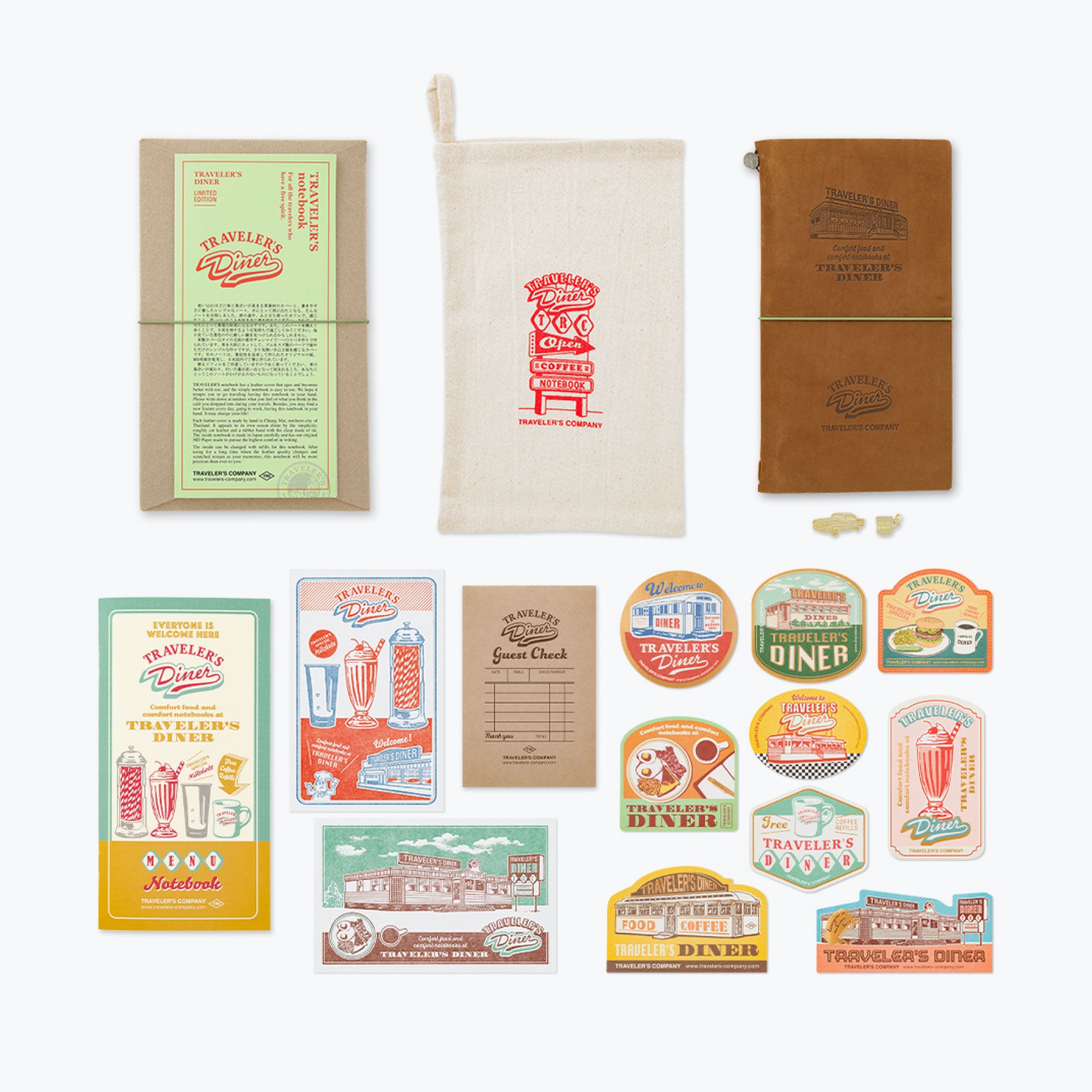 Traveler's Company - Traveler's Notebook - Limited Set - Traveler's Diner