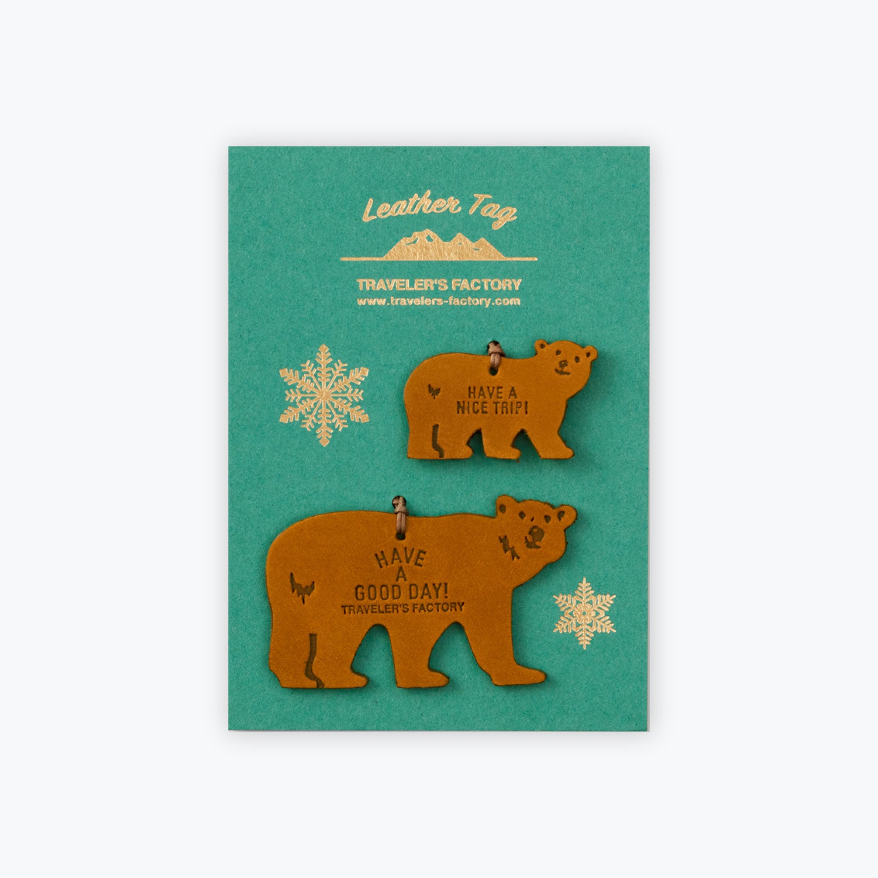 Traveler's Factory - Leather Tag - Bear