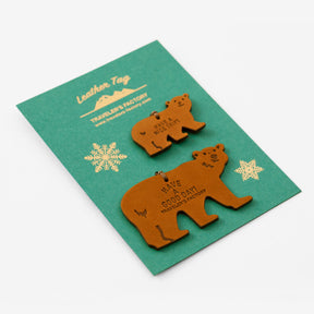 Traveler's Factory - Leather Tag - Bear