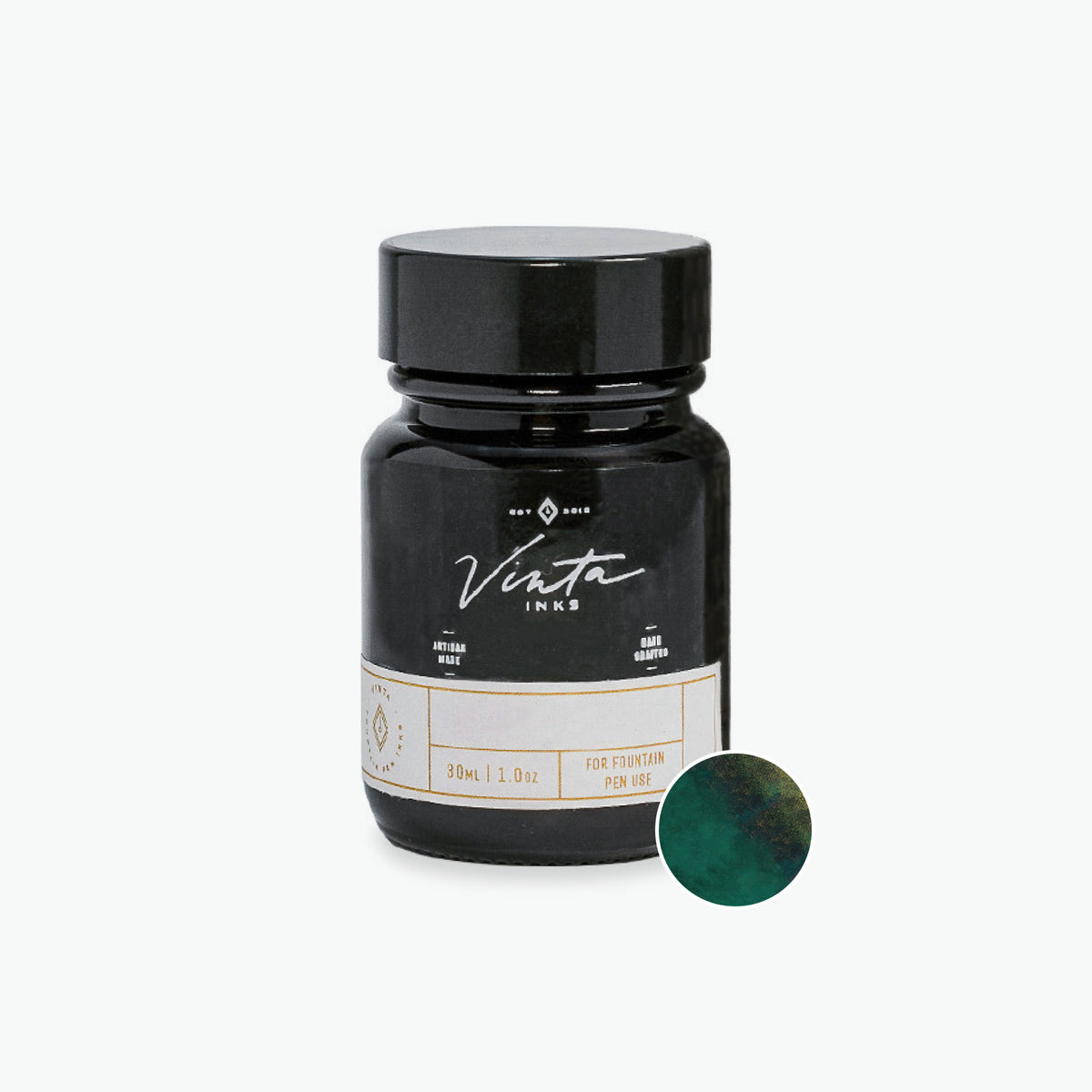 Vinta - Fountain Pen Ink - Seasonal - Jewel Green (Parol 1908)