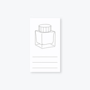 Wearingeul - Ink Swatch Cards - Bottle - Vertical