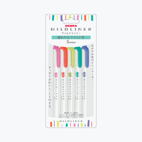 Zebra - Highlighter - Mildliner Double Sided - Refresh Mild Set