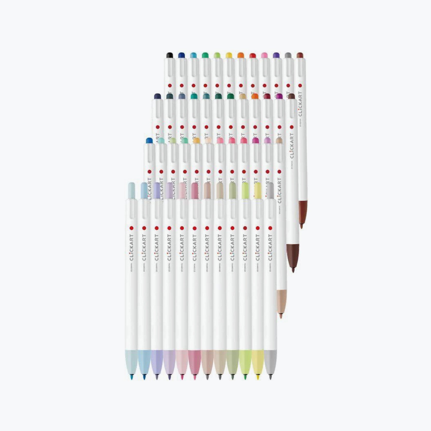 Zebra - Marker - Clickart 0.6mm - 48 Piece Set