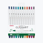 Zebra - Marker - Clickart 0.6mm - Dark Set