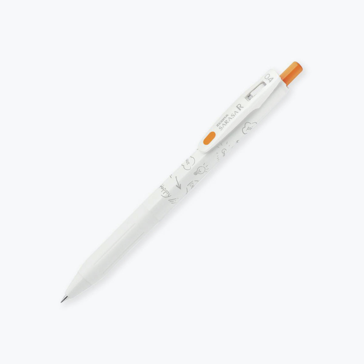 Zebra - Ballpoint Pen - Sarasa R - 0.4mm - Whiteseries - Orange <Outgoing>