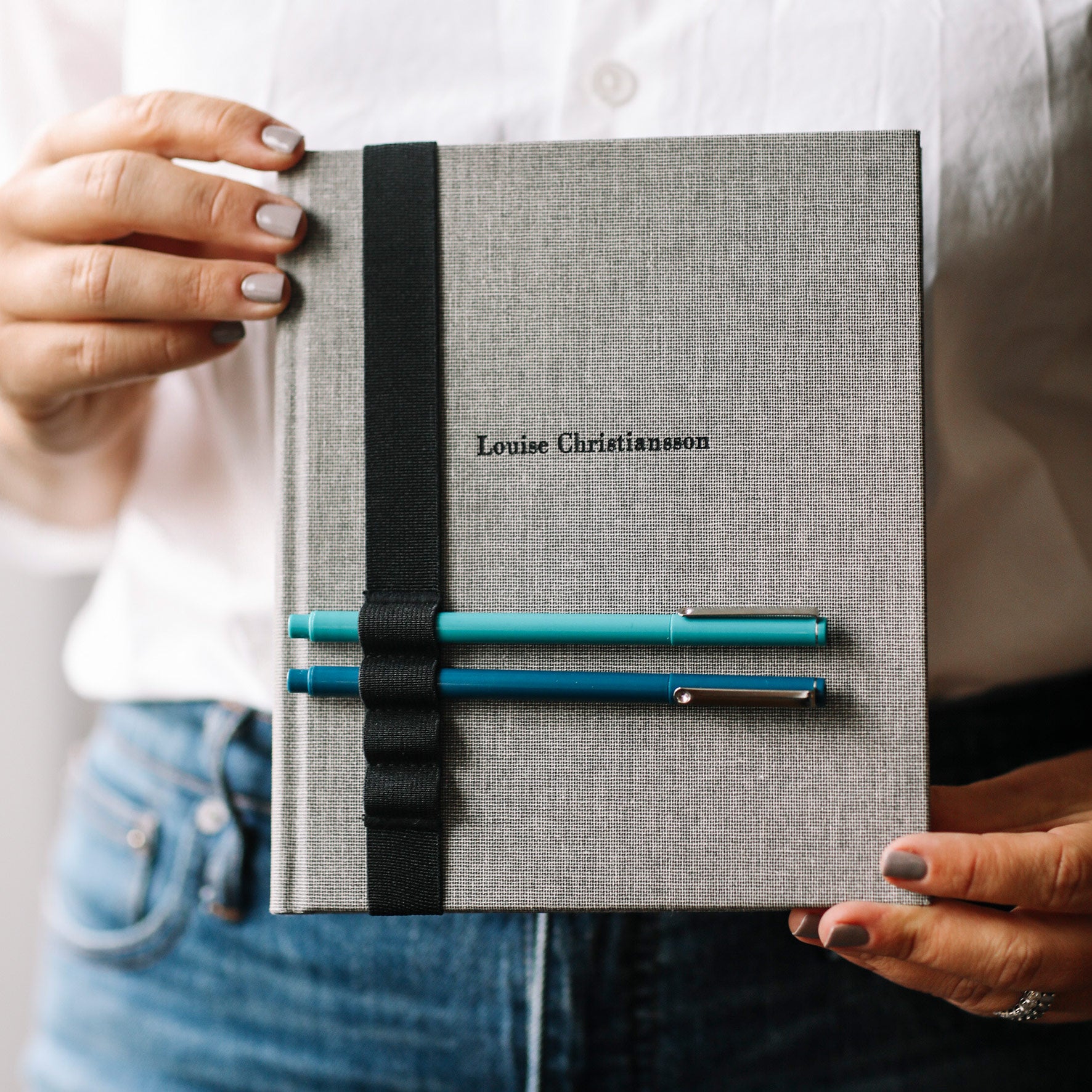 Bookbinders Design - Cloth Notebook - Regular - Black/White <Outgoing>