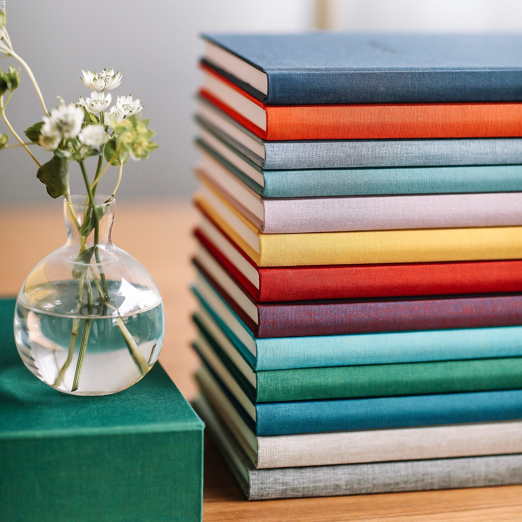 Bookbinders Design - Cloth Notebook - Large - Turquoise