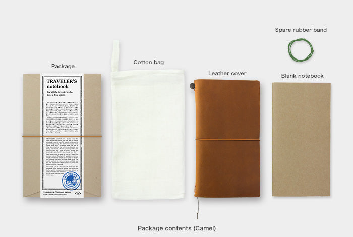 Traveler's Company - Traveler's Notebook - Regular - Camel
