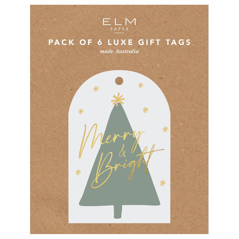 ELM Paper - Gift Tags - Christmas - Merry And Bright